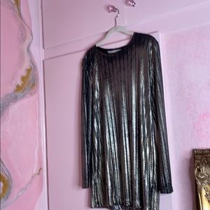 *Vintage BLAIR Metallic Long sleeve Tunic